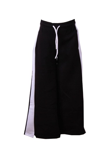 Trender Yan Tek Şerit 3 İp Siyah Kız Çocuk Eşofman Altı 7383 SiYAH