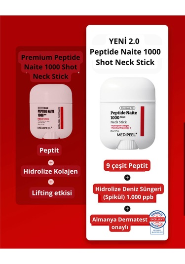 Medipeel Medi-peel Premium Peptide Naite 1000 Shot Neck Stick M0016