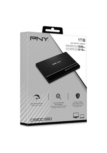 PNY CS900 SSD7CS900-1TB-RB 2.5" 1 TB 535/515 MB/S SATA 3 SSD