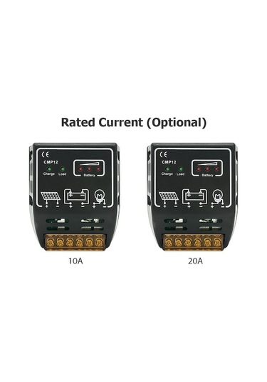 Tongxida 12v/24v Akıllı Şarj Regülatörü - 20a Güneş Enerjisi Kontrol Cihazı
