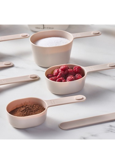 Karaca Ekin Hazneli Ölçü Kabı & Kaşığı Seti Çok Renkli