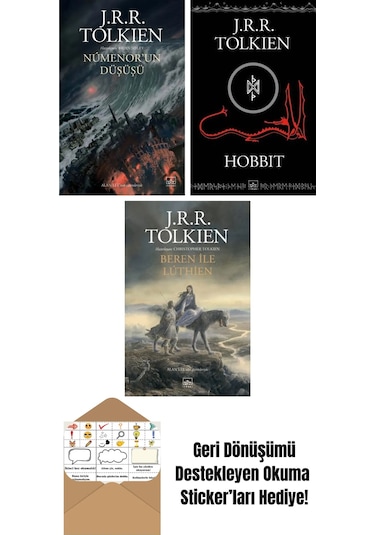 Númenor Un Düşüşü + Hobbit Siyah Kapak + Beren İle Luthien