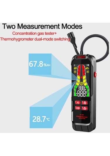 Hallow elde Taşınabilir Yanıcı Gazlar Kaçak Dedektörü Doğal E24898-3