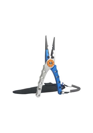 Electric Suntek Balıkçılık Pensesi Makas Kesici - Mavi-gümüş Balık Tutma Aleti