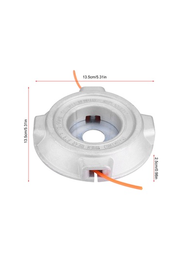 Lemestar Alüminyum Yapı 25.4mm Lüftü Evrensel Çim Kesici Ucu - Kolay Kurulum, Dayanıklı Ve Az Titreşimli