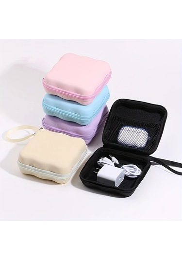 Cordial Kulaklık Ve Şarj İçin Abs Çok Bölmeli Fermuarlı Kılıf - Dayanıklı, Şok Emici, Seyahat Organizatörü