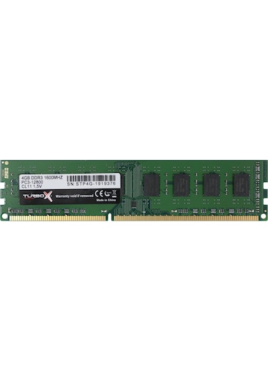 Turbox Race Lap X 4 GB DDR3 1600 MHz CL11 Ram