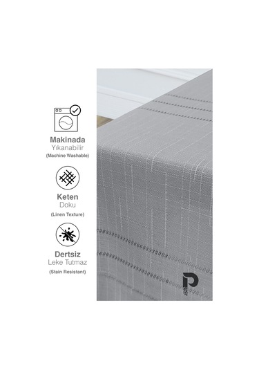 Daily Series Kadife Dokulu Sahra Beji Masa Örtüsü Sahra Beji