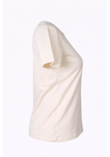 Trender Tablo Bask Bej Kadın T-shirt 26yl71595003 Bej