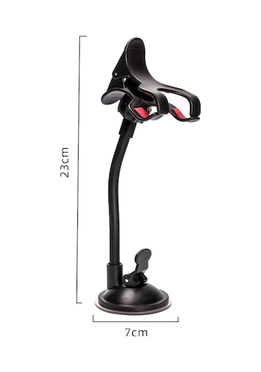 River World Oto Telefon Tutucu Universal 360 Derece Dönen Vakumlu Cama Sabitlenebilir