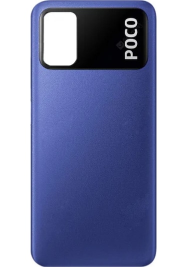 Xiaomi Xiaomi Poco M3 Mavi Arka Pil Kapağı Batarya Kapağı Mavi