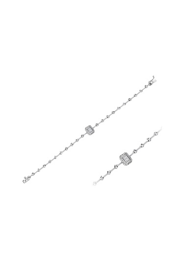 Sirius Işıltı Efektli Baget Pırlanta Su Yolu Bileklik 0847B0002