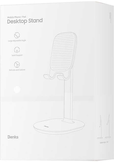 Benks L30 Telefon Standı - ZORE-219107 Beyaz