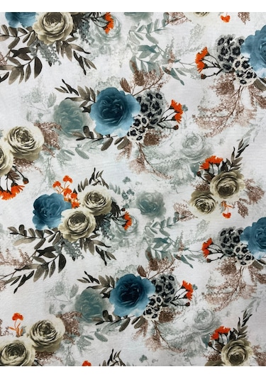 Enesar Home Çiçek Desenli Döşemelik Kumaş 07 Çiçekli Kumaş 100 x 140 cm