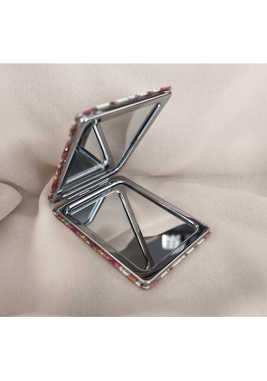 Ayna Makyaj Aynası Model Cep El Aynası Çanta Seyahat Taşınabilir Çok Renkli