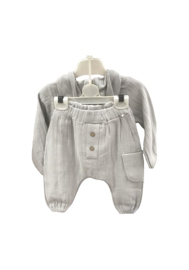 Babydoll 2'li Takım Jclas -10816 Gri