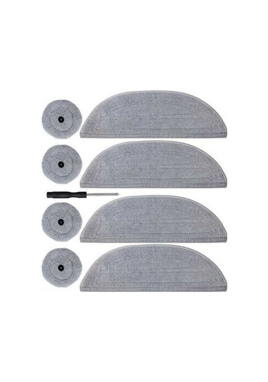 Tongxida Roborock S8 Max Ultra Temizleme Fırçası, Yan Fırça Ve Mikrofiber Seti - Robot Süpürge Aksesuarları