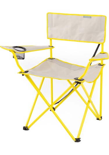 Eco Ergonomik Katlanır Kamp Sandalyesi Krem