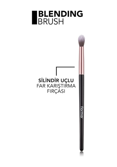 Flormar Yuvarlak Uçlu Silindir Far Karıştırma Fırçası - Blending Brush - 016 - 8690604597819