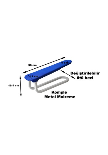 Kol Ve Omuz Ütüleme Aparatı Ütü Kol Yastığı Metal