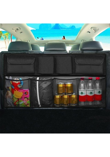 Araç Araba Oto Bagaj Düzenleyici Organizer Çanta Çok Gözlü Sepet