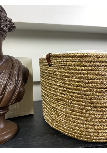 Jüt Tuvalet Kağıdı Düzenleyici, 30 X 20 Jüt Sepet, Çok Amaçlı Organizer Hasır