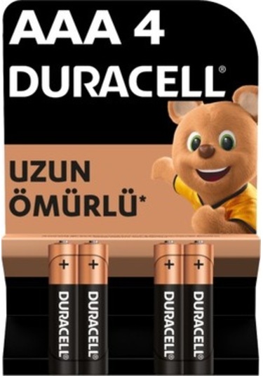 Duracell Basic İnce Pil 4 Lü Blister