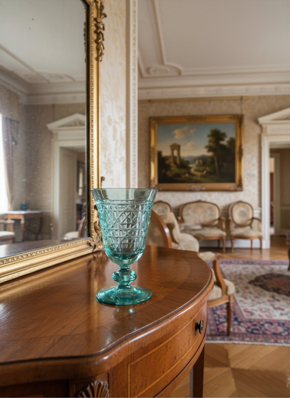 Gloria El Kesmesi Kadeh Bardak 200ml Turkuaz