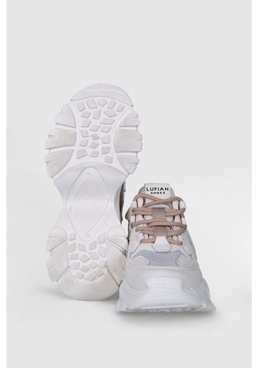 Lufian Bloom Kadın Sneaker Ayakkabı Bej Bej 121230015100550 Bej