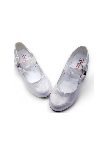 Beebron Ortopedik Topuklu Abiye Kız Çocuk Ayakkabı Starry Series Abiayk2401 Beyaz Beyaz