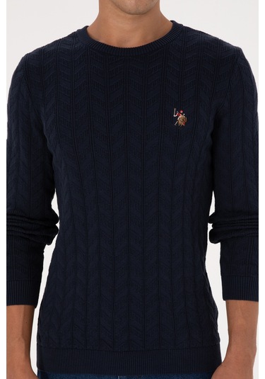 U.s. Polo Assn. Erkek Lacivert Kazak /triko 50307836-vr033 Lacivert