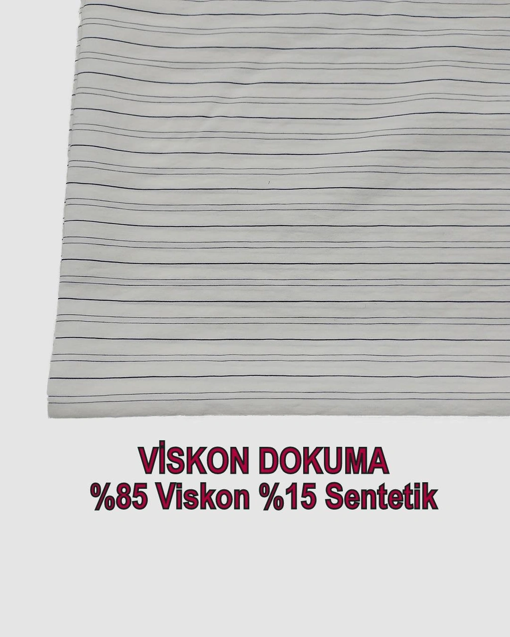 Viskonlu İnce Dokuma Siyah Beyaz Çizgilien: 140 Cm-2719 Renkli