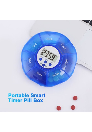 Youtek "7 Bölmeli İlaç Saklama Kutusu - Alarmlı, Su Geçirmez Ve Taşınabilir" Not: Bu Başlık, Ürünün Temel Özelliklerini 7 Bölme, Alarm, Su Geçirmezlik, Taşınabilirlik Vurgulayarak 113 Karakter Sınırına Uygun Şekilde Oluşturulmuştur. Beyaz