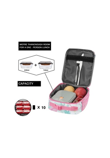 Öğrenci Sırt Çantası Çocuk Öğle Yemeği Sırt Çantası-gri