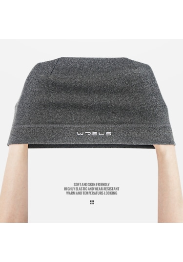 Jeemson Kış Runnerlar İçin Yumuşak Flizlı Şapka - Isı Saklama, Hava Geçirgenlik Ve Dirayetli Özellikli Spor Kaskı Siyah