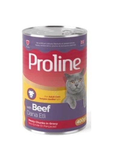 Proline Dana Etli 400 Gr Yetişkin Konserve Kedi Maması