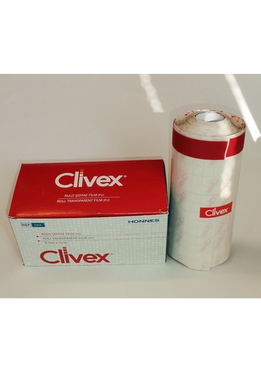 Clivexşeffaf Film 9,14x15 Şeffaf Su Geçirmez Rulo Yara Bandı Banyo Bandı