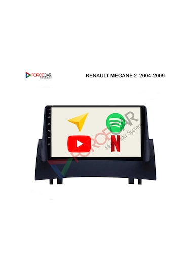 RENAULT MEGANE 2 ANDROİD MULTİMEDYA 2_32 KABLOSUZ CARPLAY