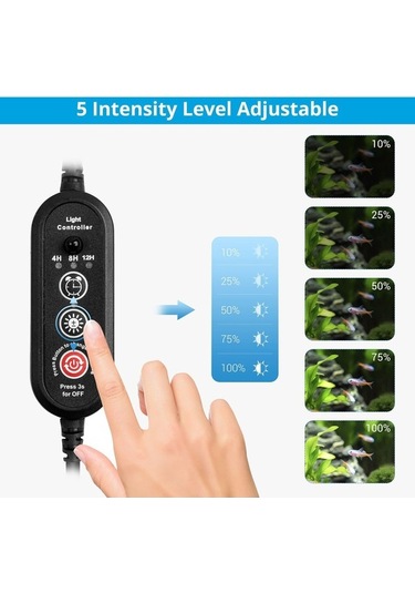 Pazly Uzaktan Kumandalı Rgb Akvaryum Işığı - Tropikal Balık Ve Mercan Renk Efektleri Diğer Diğer