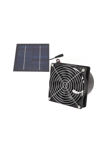 Geeroyoo 50w Güneş Enerjili Portable Vantilatör - Pet Yuvaları, Bahçe, Attik İçin Soğutma Ve Havalandırma - 5-12v, Akü Yok