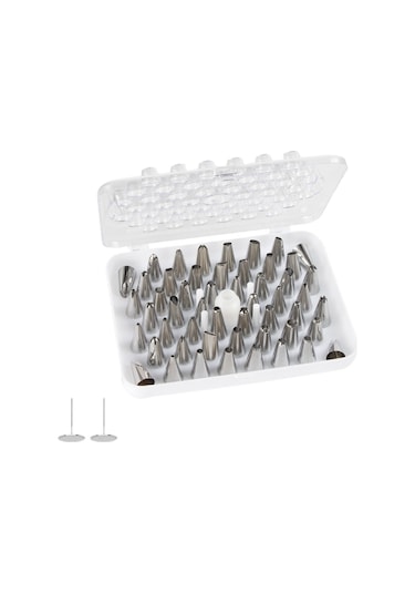 Dekorasyon Ağız Seti Paslanmaz Çelik 52 Kafalı Dekorasyon Ağız Aleti Dönüştürücü