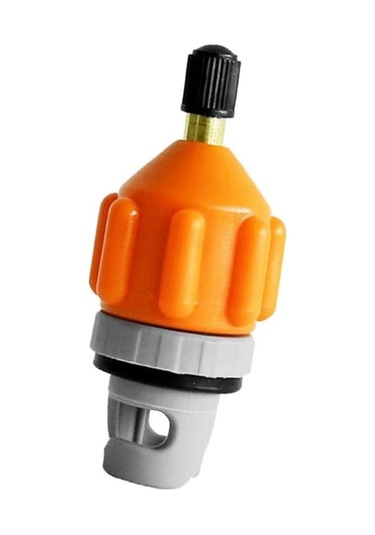 Trendooze Valfi Turuncu Şişme Pompası Pompa Hava Hava Eklentisi Dönüştürücü Bot Adaptörü 7.8x3.4cm Li