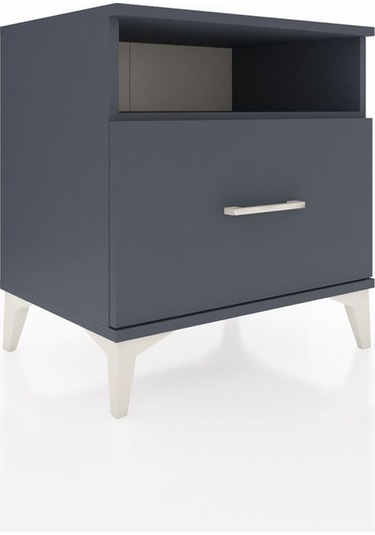 Hyperion Komodin Tek Raflı Tek Çekmeceli 60x44x64 Antrasit-an... Antrasit