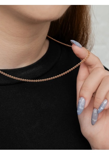 Voznesenskij Uvelirnyj Zavod Lav 925 Ayar Altın Kaplama Gümüş Boyun Zinciri 251196319 Altın