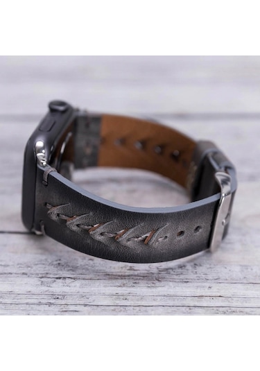 Apple Watch Uyumlu Deri Kordon 42-44-45mm Boras Vs4ef Diğer