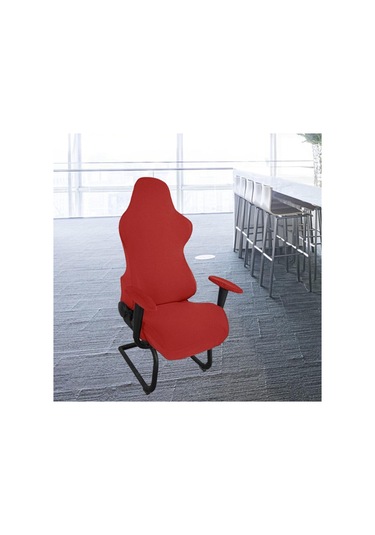 Suntek Dönen Sandalye Uzanmış Yarış Oyun Koltuğu Için Kırmızı