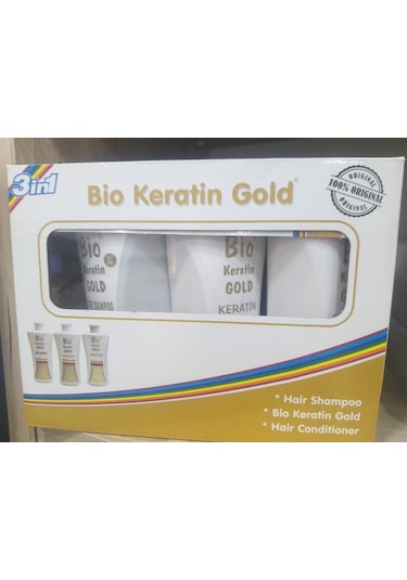 Bio Keratin Gold 5 Ay Brezilya Fönü 3 x 700 ML