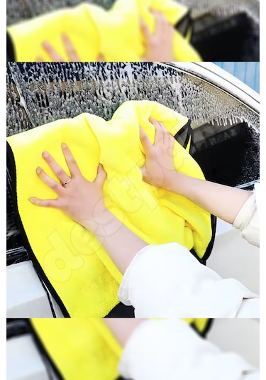 50x70cm Dev Boy Araç Kurulama Bezi - Çift Taraflı - Süper Emici