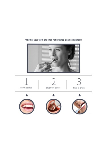 Youtek Otomatik U Şekilli Diş Fırçası - 360 Derece Temizlik, 3 Modlu Şarj Edilebilir Çok Renkli