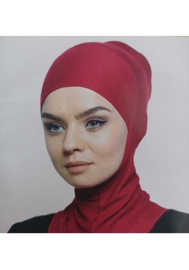 Boyunluklu Bone , Spor Bone , Hijab , Tesettür, Siyah , Geçmeli Hazır Bone Çok Renkli